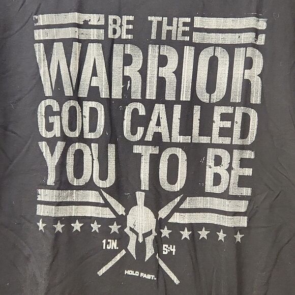 Hold Fast God Warrior T-shirt L - Picture 2 of 6